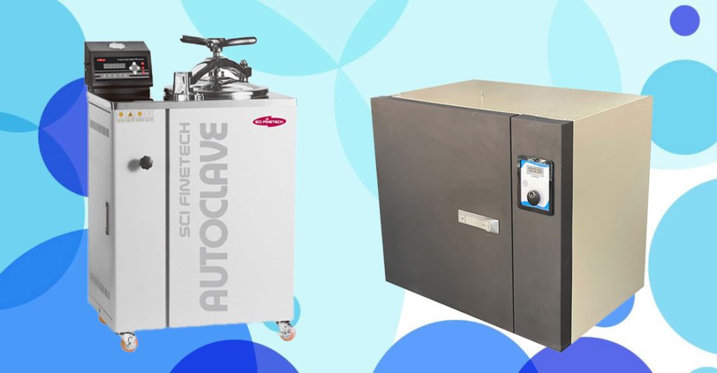   مقایسه آون آزمایشگاهی و دستگاه اتوکلاو